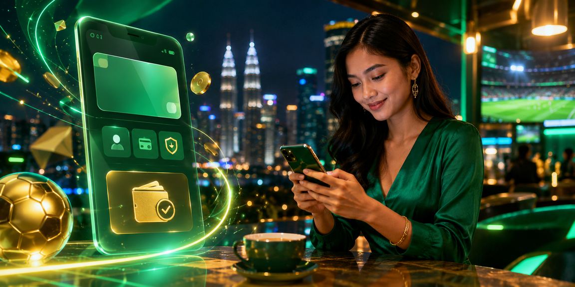 A Kuala Lumpur user accessing casino and Sports Betting on an Android phone via the 122 mobile app