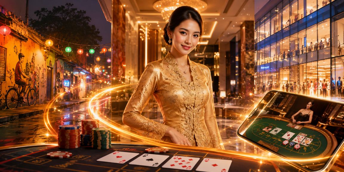 Pengguna Penang menikmati permainan baccarat kasino langsung di platform 122 dengan keyakinan